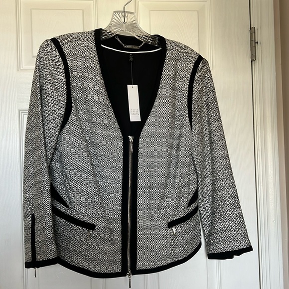 WHBM Contrast Tweed Jacket - Picture 1 of 4